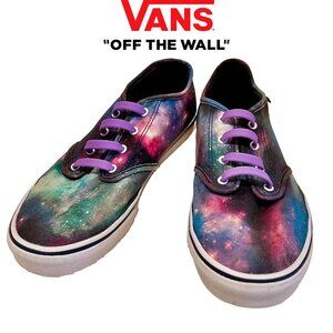 VANS Women’s Cosmic Galaxy Lace Up Shoes, Missy Size 6, Women's 7.5